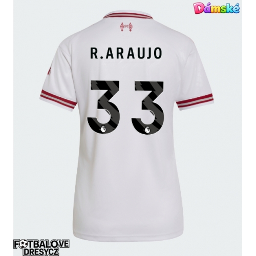 Liverpool Ronald Araujo #33 Dámské Venkovní Dres 2026-27 Krátký Rukáv Liverpool Ronald Araujo #33 Dámské Venkovní Dres 2026-27 Krátký Rukáv